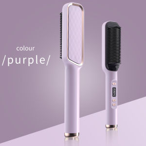 [READY STOCK] Hair Straightener / Curler Comb Negative Ion Hair Styling Tools Fast Heating Not Hurt Hair 直发梳