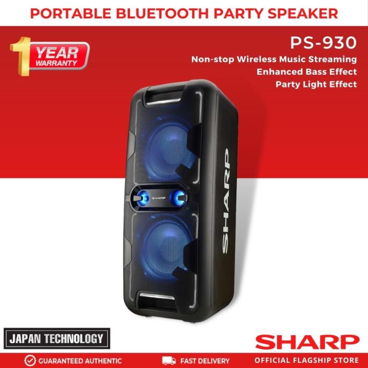 Sharp portable clearance bluetooth speaker