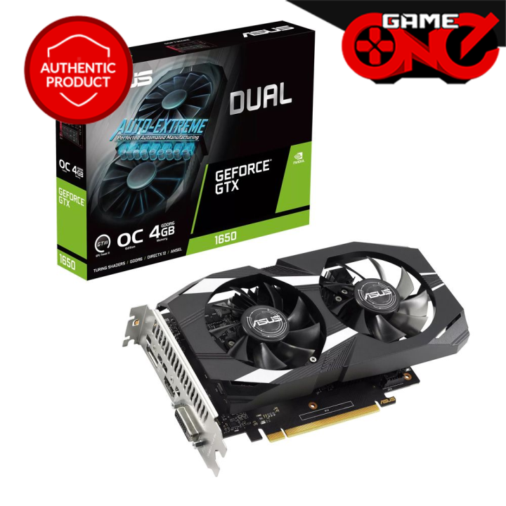 ASUS Dual GeForce GTX 1650 V2 4GB GDDR6 OC Edition