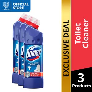 [BUNDLE OF 3] Domex Ultra Thick Bleach Toilet Cleaner Classic Antibacterial 900ml
