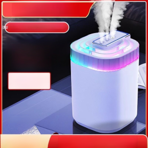 Mini Desktop Humidifier Large Capacity Aroma Diffuser Portable Silent Mode Rechargeable Air Purifier