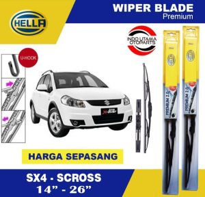 Wiper Blade Mobil SX4 S-Cross HELLA Premium 2.0 (14-26)
