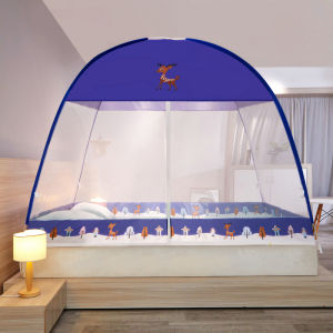 Local Ready Stock 2 Door Kelambu Khemah Single/queen/king Mosquito Net Bed Kelambu Baby Mosquitoes Dust proof mosquito net