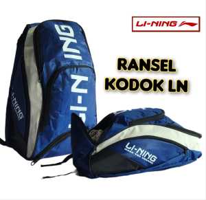 TAS RAKET RANSEL KODOK LN BADMINTON BULU TANGKIS OLAH RAGA