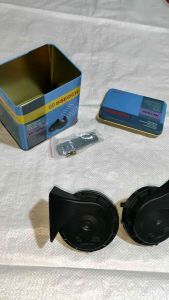 KMDB. Còi 12V/24V hộp sắt. Còi sên ô tô 12V 24V sịn sò. còi sên xe tải 12V/24v kèn ô tô tải. còi sên siêu bền....VIE PARTS