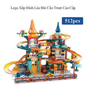 Đồ chơi trẻ em đồ chơi xếp hình xếp hình lâu đài cùng đường ray ô tô cho bé trai và bé gái giúp các bé phát triển tư duy và trí tuệ 1 cách toàn diện