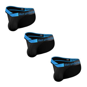 CMENIN PUMP 3Pcs Thời Trang Modal Quần Lót Nam Gợi Cảm Quần Đùi Nam Quần Lót Thoáng Khí Innerwear Quần Lót Mềm Mại Ngắn Gọn Người Đàn Ông MP252