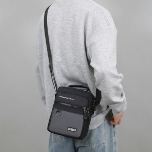 ABOSOLE กระเป๋าสะพายข้างผู้ชายกระเป๋าลำลองน้ำหนักเบากระเป๋าโทรศัพท์กระเป๋าธุรกิจกระเป๋าหิ้วกันน้ำแฟชั่นกระเป๋าสะพายไหล่กระเป๋าสะพายพาดลำตัวความจุขนาดใหญ่กระเป๋าลำลองกระเป๋าถนนเล่นกีฬา