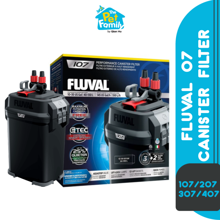 FLUVAL Canister Filter Aquarium Crystal Clear Quiet Water Filtration