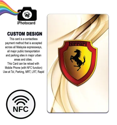 TOUCH N GO CARD - CUSTOM DESIGN ( CAR ) - Card Reload with Mobile Phone Use at TolParkingMRT LRTRapid NFC TNG CARD