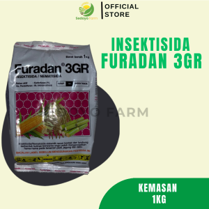 FURADAN 3GR Insektisida Nematisida Obat Pengendali Hama Pada Tanaman Kemasan 1Kg