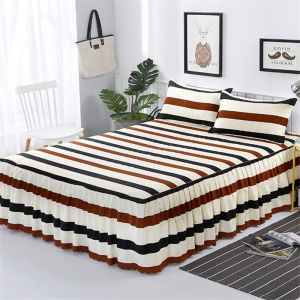【Ready Stock 】cadar Bedsheet 1piece Bed Skirt Super Single/Queen/King Size Fitted Cotton Bedspread