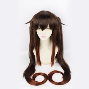 Genshin Impact Hutao Cosplay Costume Uniform Wig Cosplay Anime Game Hu Tao Dress Halloween Costumes For Women