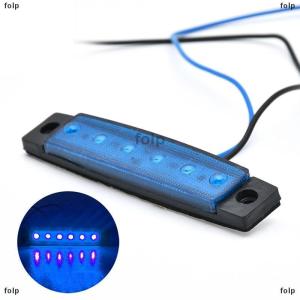 [COD] folp 1 cái xe tải Trailer Side Marker chỉ số giải phóng mặt bằng ánh sáng phanh xe phía sau nổi bật đuôi ánh sáng 6LED 12V 24V cảnh báo đèn tín hiệu