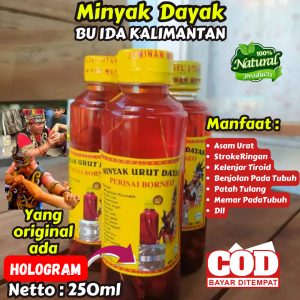 Minyak Urut Bu Ida Kalimantan 250ml ORIGINAL 100%