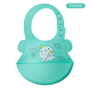 DreamBaby Celemek Makan Bayi Silikon Slabber Karakter Lucu Bayi Bib Bayi Anti Air