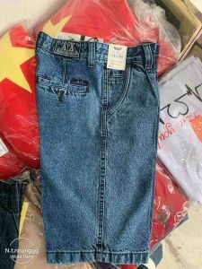 Quần ngố bò thụng túi chéo nam trung niên hàng dày đẹp ẢNH THẬT