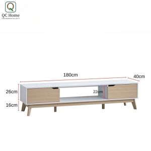 QC Home Rack TV Almari TV Cabinet TV Console TV Storage Savannah