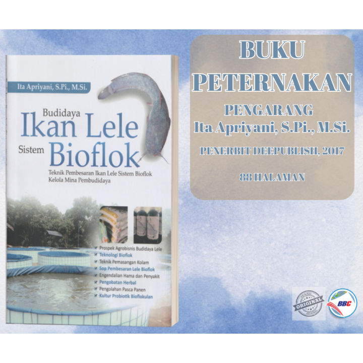 BUKU BUDIDAYA IKAN LELE SISTEM BIOFLOK | Lazada Indonesia