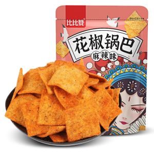 【吃货一族】【现货速发】比比赞花椒锅巴休闲零食 Pepper 椒香，Mala 麻辣，Extra Spicy 爆辣