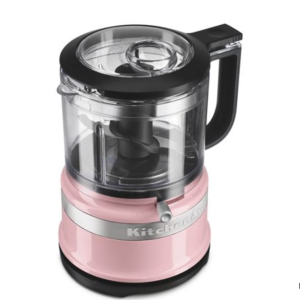 Kitchenaid 3.5Cup Mini Chopper Makanan/Pemproses Makanan 220V dengan 830Ml Bpa Percuma Mangkuk Kerja dengan Tuangkan Spout dan Mengendalikan dan Bilah Keluli Tahan Karat