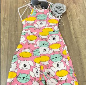 Bộ quần áo bé gái BAY họa tiết mèo hồng 8-23kg Angel Baby Thời Trang Thiết Kế