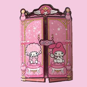 Sanrio Dress Up Wardrobe Variety Stickers Stickers Kuromi Melody Diy Handmade Toys Childrens Quiet Book Ready Stock Wholesale