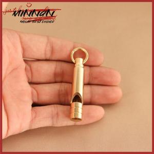 [minnan] Multifunctional Brass Emergency Survival Whistle Portable Keychain Outdoor Tools Training Whistle For Camping Hiking
