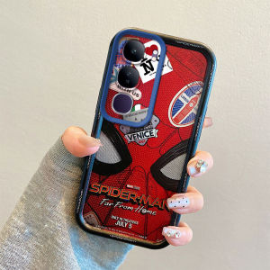 เคสโทรศัพท์ VIVO Y200 Y100 5G 4G ตุ๊กตาการ์ตูนน่ารักสายคล้องสั้นเคสป้องกันเลนส์ซิลิโคนนิ่มฝาครอบด้านหลัง2024