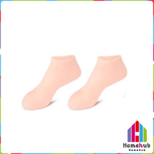 HB Silicone Moisturizing Gel Heel Socks Foot Care Socks Soft and Comfortable