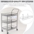 Paper Towel Holder for Wire Shelving 5'' D x 12'' W x 4.5'' H Hanging Paper Towel Holder Wire Shelf Accessories for Camp Dorm Laundry Room Stove Kitchen(Silver). 