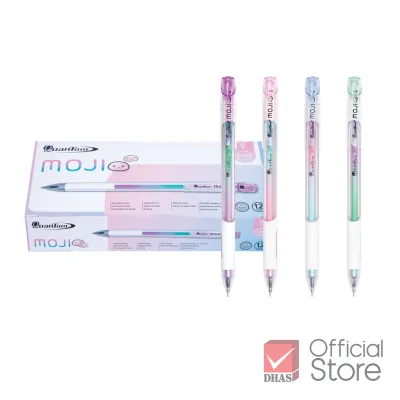 [แพ็ค12ชิ้น] Quantum ปากกา ปากกาลูกลื่น โมจิ 0.29 น้ำเงิน จำนวน 12 ด้าม