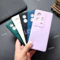 IQOO 11 5G Macaron Square Softcase Candy Macaron / Case Square Edge. 