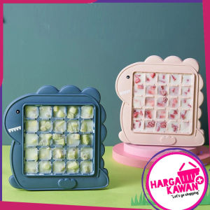 Cetakan Es Batu 25 Grid Motif Dinosaurus /kucing /gajah