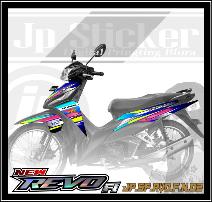 Revostock Sticker Sticker Striping List Variasi Revo FI New - Stiker Revo Fit Injeksi JP ...