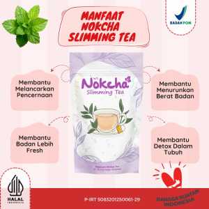 NOKCHA SLIMMING TEA Ampuh Melangsingkan Badan Dan Mengecilkan Perut Buncit Teh Pelangsing Penurun Berat Badan