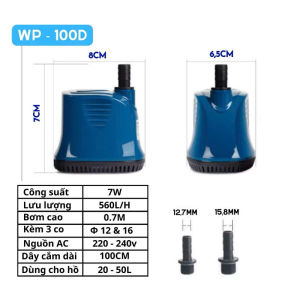 Máy Bơm Chìm SOBO WP Không Gây Tiếng Ồn Hút Cặn Đáy Hồ Hòn Nam Bộ Sát Đáy Mạnh Mẽ