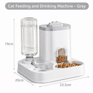 Dual UseBowl Automatic Water Dispenser Cat Bowl Dog Bowl Food Bowl For Easy Feeding