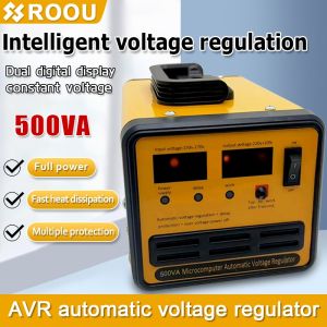 ROOU AVR Automatic Voltage Regulator 220V SVR-2000VA/1500VA/1000VA/500VA Servo Type AVR Delayer
