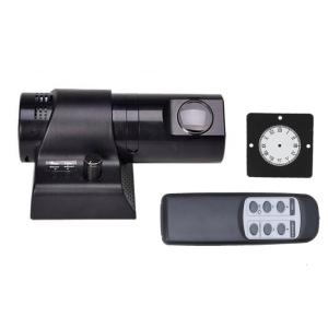 Projector Alarm Clock with Remote Control 180 Degree Adjustable Projection for Bedroom Ceiling with Switchable Dials