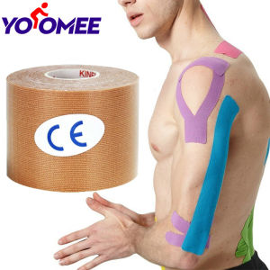 Yoomee 1Pcs Elastic Kinesiology Tape Athletic Recovery Sports Safety Muscle Pain Relief Knee Pads Support Gym Fitness Bandage