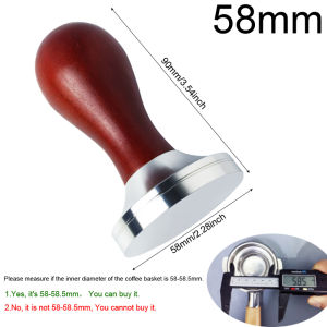 AREYOUCAN Máy Nén Cà Phê Espresso Phụ Kiện Máy Ép Cà Phê Đế Phẳng 49Mm 51Mm 53Mm 58Mm