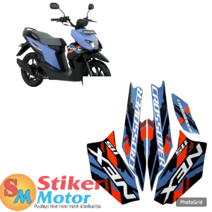 sticker striping motor suzuki nex crossover 2024