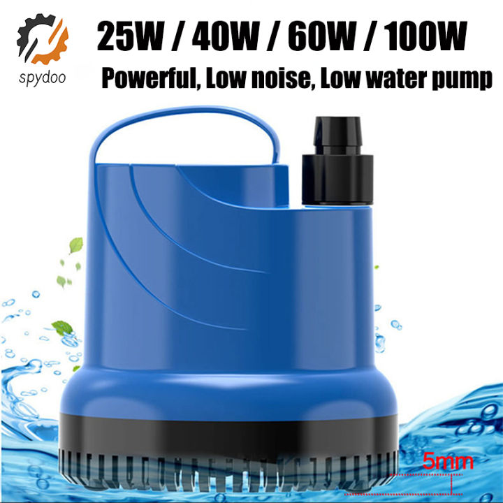 [Free shipping] 25W 40W 60W 100W Submersible Aquarium Water Pump Fish ...