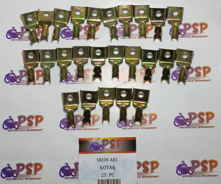 Skun Aki Kotak (+) Harga Per Pak isi 25 - scun Accu Kotak Plus
