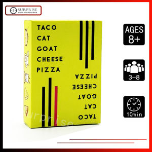 【Ready Stock】English Version Card Game -Taco Cat Goat Cheese Pizza Game Family Board Games Fun Playing Party Friends Parent-child Game