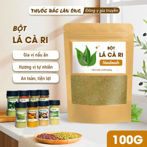 Bột lá cà ri 100g curry leaves bột gia vị nấu cà ry cari khô thơm - Lãn Ông