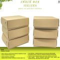 Box Snack Dus Kue Snack Box 15x15x6 (Isi 25 Pcs-B.34K1). 