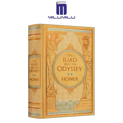 The Iliad & The Odyssey (Barnes & Noble Collectible Classics: Omnibus Edition) (Barnes & Noble Leatherbound Classic Collection) Hardcover by Homer Original English books
