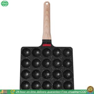 [Vodool Park City] Nonstick Grilling Pan Cooking Plate 20 Holes Takoyaki Maker Octopus Ball Baking Tray for Octopuses Balls Pancake